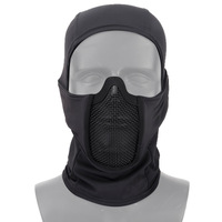 Masque de protection solaire anti-poussière pour l'extérieur, masque de protection contre le vent, cache-cou respirant en nylon tactique unisexe