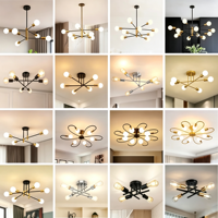 Plafonnier LED moderne pour chambre à coucher, salon, salle à manger, lustre suspendu, luminaires de maison, lampe lustre