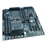 X99 Dual Cpu Carte Mère Combo avec Dual Xeon E5 Processeur LGA2011-3 C612 Chipset Dual Channel DDR4 256GB Carte Mère de Jeu