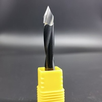 Fraise en carbure HWR OEM HRC55 à 2/4 rainures en carbure de tungstène pour usinage CNC, longue durée de vie 8*20*70 R/L