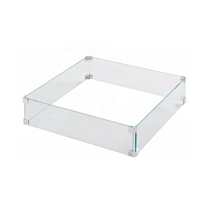 แก้วบอโรซิลิเกตทรงสี่เหลี่ยมจตุรัสสำหรับตกแต่งสวนกลางแจ้งขนาดกำหนดได้เอง - Product Image 4