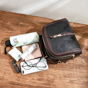 PU Leather Bags for Women Shoulder Bag Solid Color Feminina Handbag Hair Ball <b>Ornaments</b> Bag Crossbody - Product Image 5