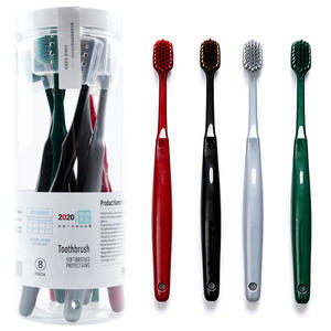 Haochi Liangpin - Paquete de 8 Cepillos de Dientes para Adultos y Familias, Cerdas Suaves, Diseño de Cabeza Ancha, Venta al por Mayor Directa de Fábrica, Comercio Electrónico, Transmisión en Vivo - Product Image 3