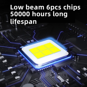 ไฟหน้าโปรเจคเตอร์เลเซอร์ Bi LED รุ่น L70 ยี่ห้อ Sanvi Super Bright สินค้าขายดีในสหรัฐอเมริกา รัสเซีย อินโดนีเซีย รับผลิตแบบ OEM ODM สำหรับรถยนต์และรถจักรยานยนต์ - Product Image 5