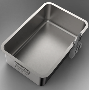 Mới thép không gỉ Hộp xả rác cho mèo, cao bên không dính xả rác Pan dễ dàng để làm sạch gỉ bằng chứng Mèo Hộp xả rác - Product Image 5