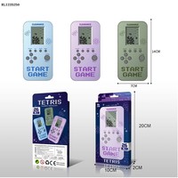 Nouvelle conception Mini machine de jeu porte-clés jeu de poche réseau rouge rétro jeu de souvenirs d'enfance