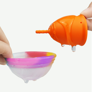 Bicchiere di facile utilizzo <span class=keywords><strong>lubrificante</strong></span> 120ml ingredienti naturali a base d'acqua <span class=keywords><strong>lubrificante</strong></span> coppetta mestruale con applicatore - Product Image 2