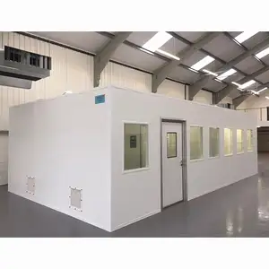 Cabine de sala limpa modular portátil para laboratório