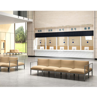 Canapé d'attente public moderne en option, bancs d'intérieur, chaise, mobilier, canapé rond pour hall d'hôtel