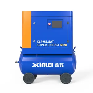 XLPM5.5AT compressore d'aria a vite rotante di tipo mobile di alta qualità a basso rumore