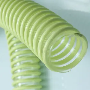 PU PVC Reforçado Tubo Espiral Flexível De Plástico Sucção Mangueira De Descarga Corrugada