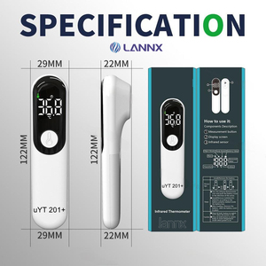 LANNX uYT 201 + Leitura Rápida Bateria Eletrônica Termômetro Digital inteligente Handheld termometros digitales Termômetro Clínico - Product Image 4