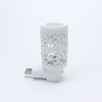 Réchauffeur de parfum de diffuseur de veilleuse électrique en céramique d'harmonie élégante enfichable pour le réchauffeur parfumé enfichable de cire d'huile aromatique