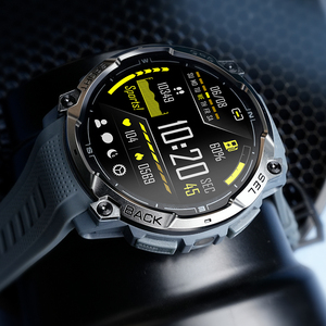 Montre connectée K76A avec GPS intégré, étanche 3ATM, écran AMOLED 1,43'', lampe torche LED, boussole, détection d'altitude, montre intelligente 2026 - Product Image 5