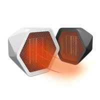Rumah 600W Ptc Pemanasan Cepat Mini Kebisingan Rendah Desktop Ruang Pribadi Portable Heater Fan