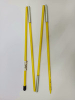 Pro Golf Accessories Aid-Tiges d'alignement GRP/FRP pliables 3 en 1 pour la pratique et les perceuses