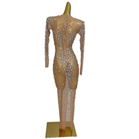Sihaiyile Sexy Sequin Cocktail Robe De Bal Formelle Fête Longue Robe Discothèque Robe Moulante Femmes Banquet Soirée Robe Strass