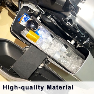 Waximoto xe máy saddlebag Túi lạnh chèn nước giải khát cho Touring Road Glide Electra Lướt và các mô hình với cứng - Product Image 6