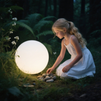 Décoration de jardin extérieure, boule lumineuse LED, charge DC, télécommande sans fil RGB, étanchéité IP65, lumière solaire