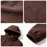 Veste Softshell Enfant Personnalisée OEM 3-en-1 Imperméable Coupe-Vent avec Doublure Polaire Amovible pour Activités de Plein Air