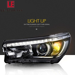 LE-STAR 4x4 con lampada diurna a LED faro frontale LED angel's eye per Hilux revo 2014 2015 2016 2017 2018 - Product Image 2