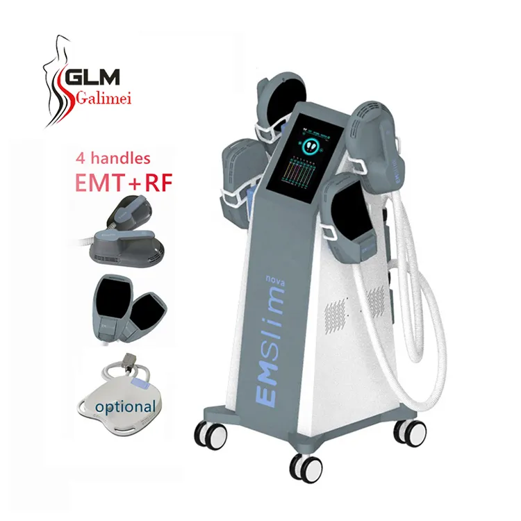 2021 muscle stimulation komine emslim hi slimming ems muscle body sculpting emt machine with rf