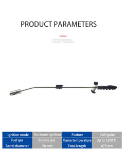 Outil de jardin professionnel de <span class=keywords><strong>longue</strong></span> taille pistolet à incendie pour outil de jardin nettoyeur de mauvaises herbes à usage domestique - Product Image 6