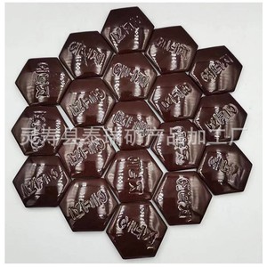 หินเจอร์เมเนียมรูปหกเหลี่ยม ขนาด 40x44.5x4.5 มม. สำหรับการนวดบำบัดในห้องซาวน่า แหล่งกำเนิดเหอเป่ย - Product Image 2