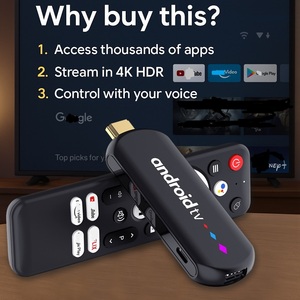 TV Stick 4K Android 14 tv-stick lửa mini Dongle H96 Max amlogics s905l S905 TS 2B Ram 16GB Rom BT giọng nói từ xa h96max L3 - Product Image 3