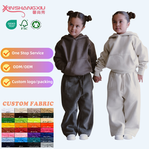 Venta al por mayor Niños Sudadera con capucha Conjunto Niños Jogger Conjuntos Personalizar Niños Chándales Pantalones de chándal Conjuntos de ropa Chándal - Product Image 1