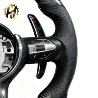 Volant de direction en fibre de carbone de style sportif de luxe HZ pour M2/M3/M4/M5/M6/X5M F30/F10/F20/F35/F22/F18/F07/F01/E90/E92/E46