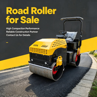 Mini-compacteur vibrant autoporté pour asphalte, idéal pour les espaces de travail étroits et la compactation des bords