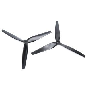 Hélices de 8 Pulgadas y 3 Aspas de Fibra de Vidrio Negra, Piezas de Bricolaje para Drones de Largo Alcance (1CW+1CCW) - Product Image 4