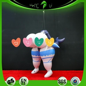 Modèle gonflable personnalisé de fille sexy mignonne de dessin animé avec de gros seins, poupée gonflable à gros seins pour la décoration des fans - Product Image 5
