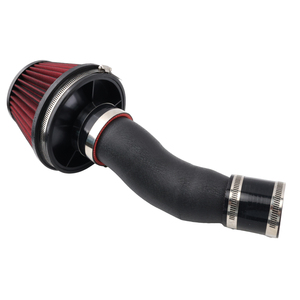 ระบบไอดีอากาศเย็นคุณภาพสูง Performance CTS Turbo AOSU สีดำ+แดง พร้อมตัวกรองสีแดงคู่ รับประกัน 1 ปี สำหรับ Audi B9 - Product Image 4