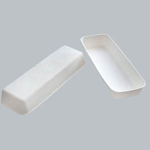 Hot Dog Saucisse Snack Takoyaki Jetable Biodégradable Plateau De Pulpe De Canne À Sucre Vaisselle D'extérieur - Product Image 1