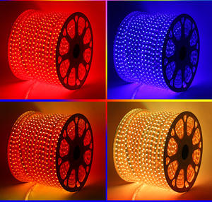 2835 120LED <strong>LED</strong> Strip <strong>220V</strong> With EU UK Switch Plug IP67 Waterproof White/Warm White/ <strong>Blue</strong> Flexible Tape <strong>Ribbon</strong> Light - Product Image 3