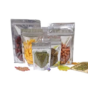 Bolsas <span class=keywords><strong>Yin</strong></span> <span class=keywords><strong>Yang</strong></span> de alta calidad, bolsa de papel de aluminio de pie con ventana, embalaje de frutos secos - Product Image 3
