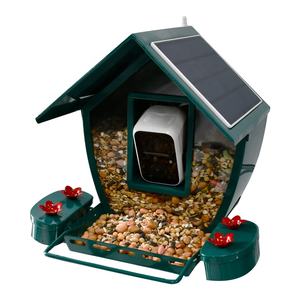 Vente en gros AI identifie plus de 10000 espèces d'oiseaux mangeoire d'oiseaux à caméra intelligente activée par le mouvement avec panneaux solaires - Product Image 1