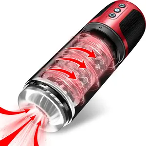 Volledig Waterdichte Elektrische Penis Stroker Machines Volwassenen Seksspeeltje Automatisch Zuigen Roterende Mannelijke Masturbator Cup Voor Mannen Plezier