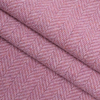 Tissu en laine tweed à chevrons teint en fil pour manteau, rideau, canapé