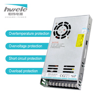 Alimentation à découpage AC-DC industrielle HVIELE LRS-400W-48V 48V/8.3A simple 60Hz, efficacité 89%, 100-240V, ultra-mince, CE ROHS