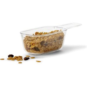 Organisateur de cuisine empilable en plastique transparent sans BPA, hermétique, pour céréales, boîte de rangement pour aliments secs, pot avec couvercles - Product Image 5