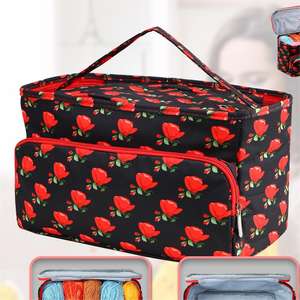 Populaire petite taille <span class=keywords><strong>vide</strong></span> tricot carré sac de rangement outil de tricot couture modèle sac à main bricolage outil sac de rangement - Product Image 1