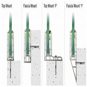 Ban Công không khung Lan Can Lan Can Kính Cường Lực Lan Can Nhôm U Kênh - Product Image 3