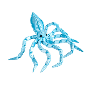 Jouets créatifs pour enfants imprimés en 3D, décorations en verre durables en forme de calmar, poisson, personnages de la série Frozen, pour la maison, échelle 1/12 - Product Image 2