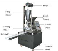 Machine automatique en acier inoxydable pour la fabrication de Baozi, Momo, et de boulettes de soupe vapeur