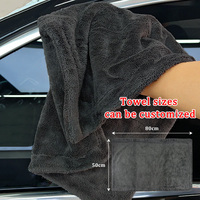 Serviette de séchage pour voiture ultra douce, sans bavures, lavable en machine, qualité professionnelle 1200GSM 1400GSM 1600GSM