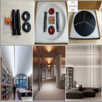 Kit d'accessoires pour profilé lumineux linéaire flexible en acier inoxydable avec bande LED pour éclairage décoratif extérieur USB