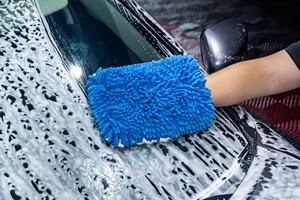 Maxshine Chenille <span class=keywords><strong>Double</strong></span> Sides Car Wash Gloves Mitt <span class=keywords><strong>Double</strong></span> Face Scrubbing Mitts for Auto - Product Image 6